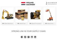 Tablet Screenshot of hollandmachinery.nl